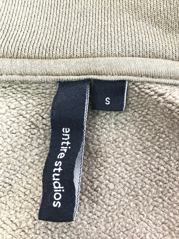 【中古品】【メンズ】 ENTIRE STUDIOS エンタイア スタジオ FULL ZIP ES2106RHS フルジップパーカー トップス 141-260123-rt-05-tag サイズ：S カラー：カーキ 万代Net店
