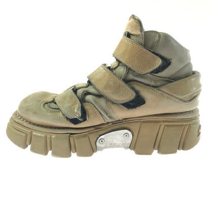 【ジャンク品】【メンズ】 NEW ROCK ニューロック ANKLE BOOTS アンクルブーツ 靴 164-260129-na-17-tag サイズ：43C 万代Net店