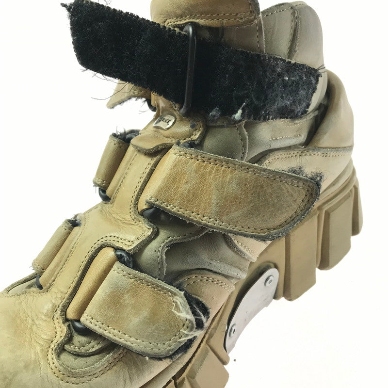【ジャンク品】【メンズ】 NEW ROCK ニューロック ANKLE BOOTS アンクルブーツ 靴 164-260129-na-17-tag サイズ：43C 万代Net店