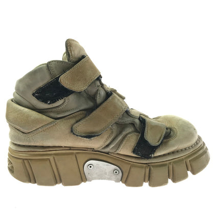 【ジャンク品】【メンズ】 NEW ROCK ニューロック ANKLE BOOTS アンクルブーツ 靴 164-260129-na-17-tag サイズ：43C 万代Net店