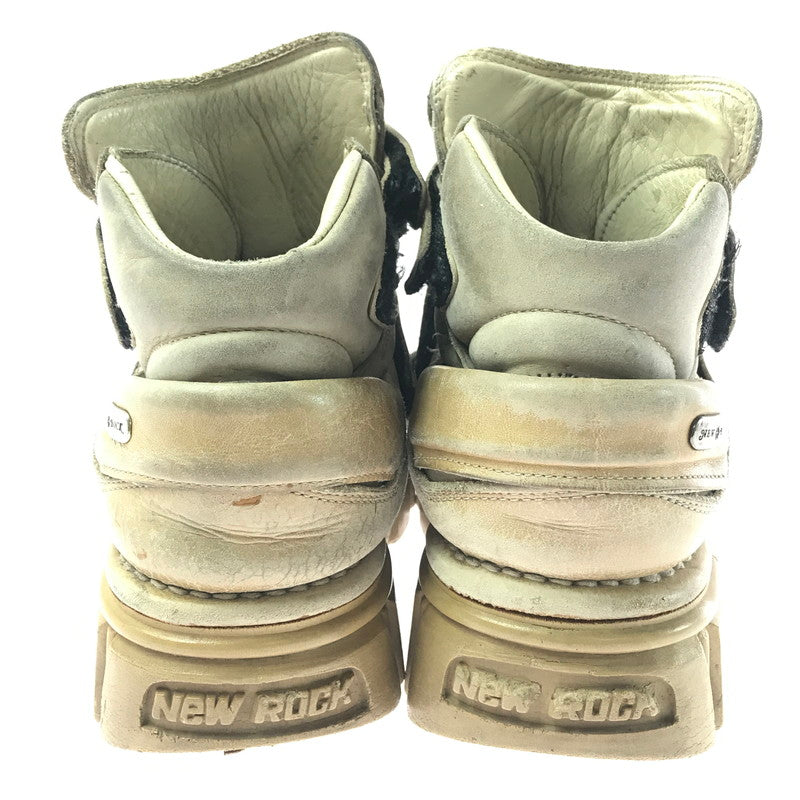 【ジャンク品】【メンズ】 NEW ROCK ニューロック ANKLE BOOTS アンクルブーツ 靴 164-260129-na-17-tag サイズ：43C 万代Net店
