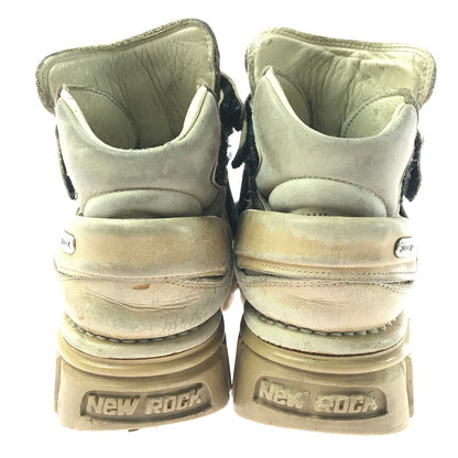 【ジャンク品】【メンズ】 NEW ROCK ニューロック ANKLE BOOTS アンクルブーツ 靴 164-260129-na-17-tag サイズ：43C 万代Net店