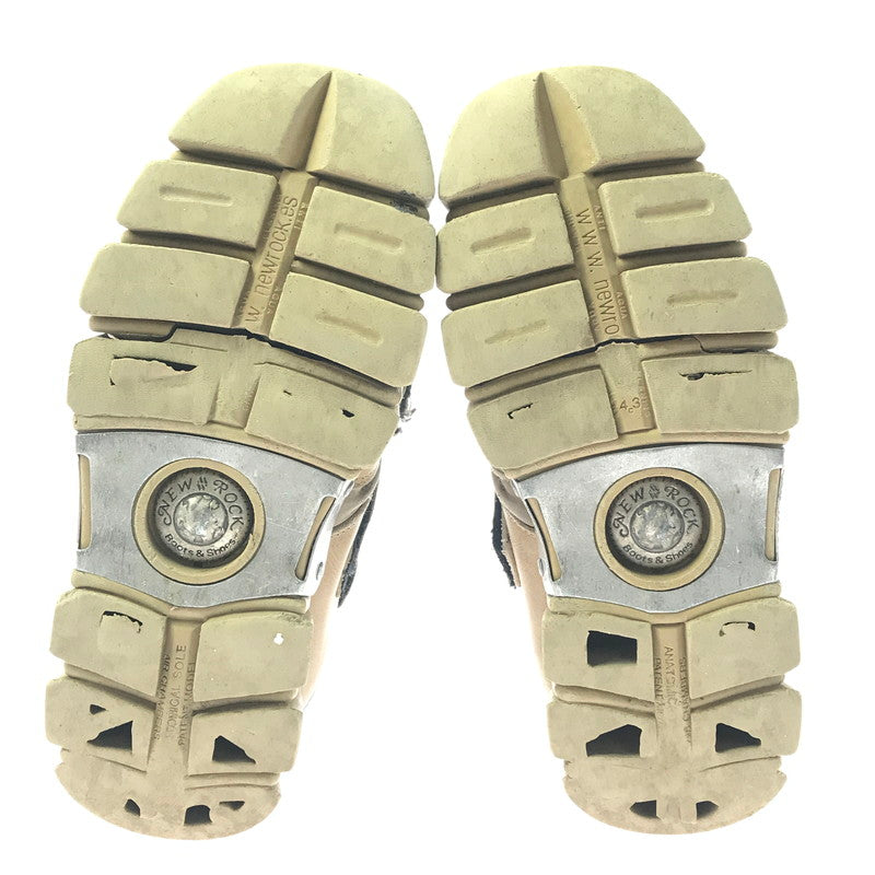 【ジャンク品】【メンズ】 NEW ROCK ニューロック ANKLE BOOTS アンクルブーツ 靴 164-260129-na-17-tag サイズ：43C 万代Net店