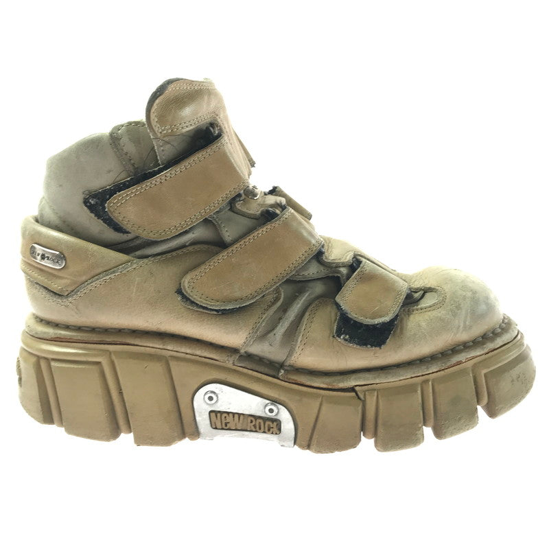 【ジャンク品】【メンズ】 NEW ROCK ニューロック ANKLE BOOTS アンクルブーツ 靴 164-260129-na-17-tag サイズ：43C 万代Net店