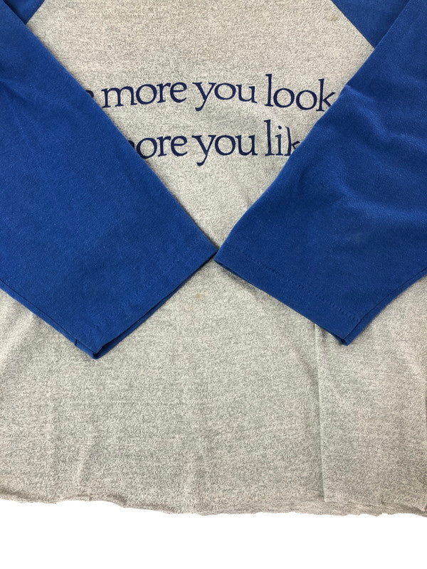 【中古品】【メンズ】 VELVA SHEEN ベルバ シーン 80's MAZDA RAGLAN SLEEVES TEE 80年代 マツダ ラグラン スリーブ Tシャツ ヴィンテージ 146-260505-rt-08-tag サイズ：XL カラー：ブルー/グレー 万代Net店