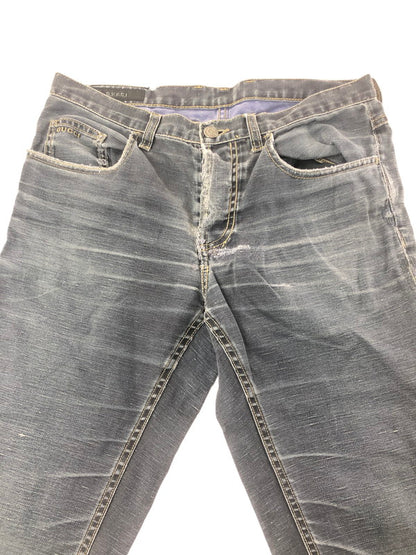 【現状渡し品】【メンズ】 GUCCI グッチ STRAIGHT DENIM PANTS 314419 XZ859 ストレート デニム パンツ ジーンズ ボトムス 152-260127-rt-06-tag サイズ：44 カラー：インディゴ 万代Net店