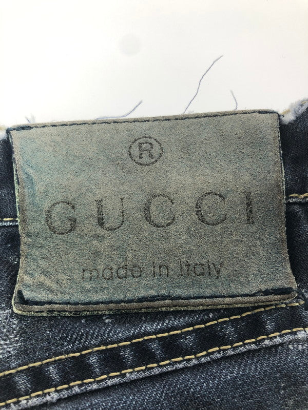 【現状渡し品】【メンズ】 GUCCI グッチ STRAIGHT DENIM PANTS 314419 XZ859 ストレート デニム パンツ ジーンズ ボトムス 152-260127-rt-06-tag サイズ：44 カラー：インディゴ 万代Net店