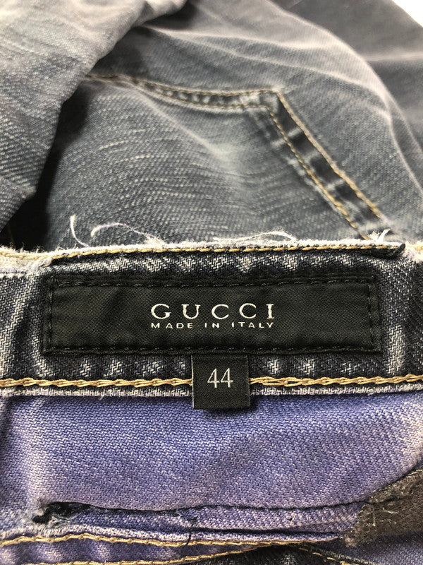 【現状渡し品】【メンズ】 GUCCI グッチ STRAIGHT DENIM PANTS 314419 XZ859 ストレート デニム パンツ ジーンズ ボトムス 152-260127-rt-06-tag サイズ：44 カラー：インディゴ 万代Net店
