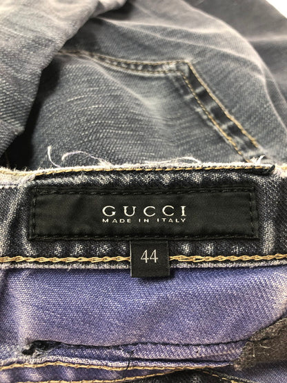 【現状渡し品】【メンズ】 GUCCI グッチ STRAIGHT DENIM PANTS 314419 XZ859 ストレート デニム パンツ ジーンズ ボトムス 152-260127-rt-06-tag サイズ：44 カラー：インディゴ 万代Net店
