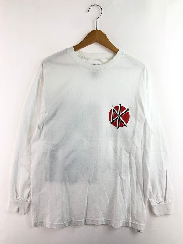 【中古品】【メンズ】 WACKO MARIA ワコマリア × DEAD KENNEDYS デッド・ケネディーズ DEADKENNEDYS-WM-LT01 23AW CREW NECK LONG SLEEVE T-SHIRT 長袖Tシャツ 142-260202-na-02-tag サイズ：M カラー：ホワイト 万代Net店