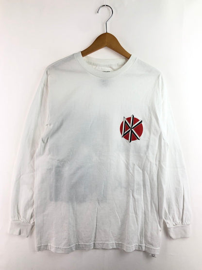 【中古品】【メンズ】 WACKO MARIA ワコマリア × DEAD KENNEDYS デッド・ケネディーズ DEADKENNEDYS-WM-LT01 23AW CREW NECK LONG SLEEVE T-SHIRT 長袖Tシャツ 142-260202-na-02-tag サイズ：M カラー：ホワイト 万代Net店