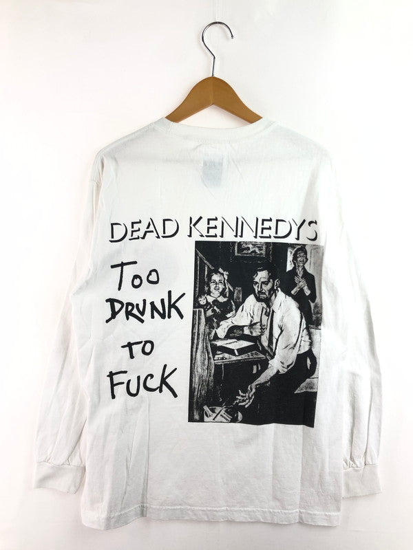 【中古品】【メンズ】 WACKO MARIA ワコマリア × DEAD KENNEDYS デッド・ケネディーズ DEADKENNEDYS-WM-LT01 23AW CREW NECK LONG SLEEVE T-SHIRT 長袖Tシャツ 142-260202-na-02-tag サイズ：M カラー：ホワイト 万代Net店