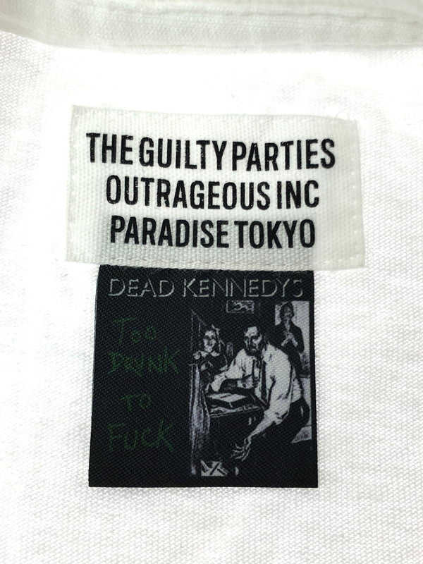 【中古品】【メンズ】 WACKO MARIA ワコマリア × DEAD KENNEDYS デッド・ケネディーズ DEADKENNEDYS-WM-LT01 23AW CREW NECK LONG SLEEVE T-SHIRT 長袖Tシャツ 142-260202-na-02-tag サイズ：M カラー：ホワイト 万代Net店