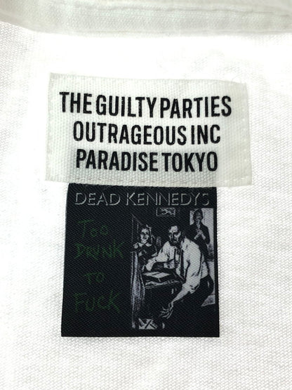 【中古品】【メンズ】 WACKO MARIA ワコマリア × DEAD KENNEDYS デッド・ケネディーズ DEADKENNEDYS-WM-LT01 23AW CREW NECK LONG SLEEVE T-SHIRT 長袖Tシャツ 142-260202-na-02-tag サイズ：M カラー：ホワイト 万代Net店