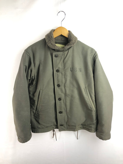 【現状渡し品】【メンズ】 Buzz Rickson's バズリクソンズ N-1 DECK JACKET OLIVE M13795 デッキ ジャケット オリーブ アウター 145-260124-rt-10-tag サイズ：S カラー：オリーブ 万代Net店