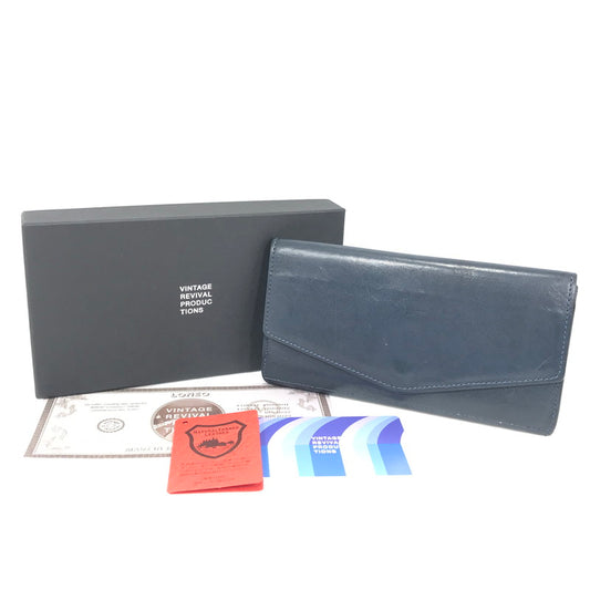 【現状渡し品】【メンズ】 VINTAGE REVIVAL PRODUCTIONS ヴィンテージ リバイバル プロダクション LONEO BASIC ロネオ ベーシック 長財布 200-260124-na-07-tag カラー：ネイビー 万代Net店