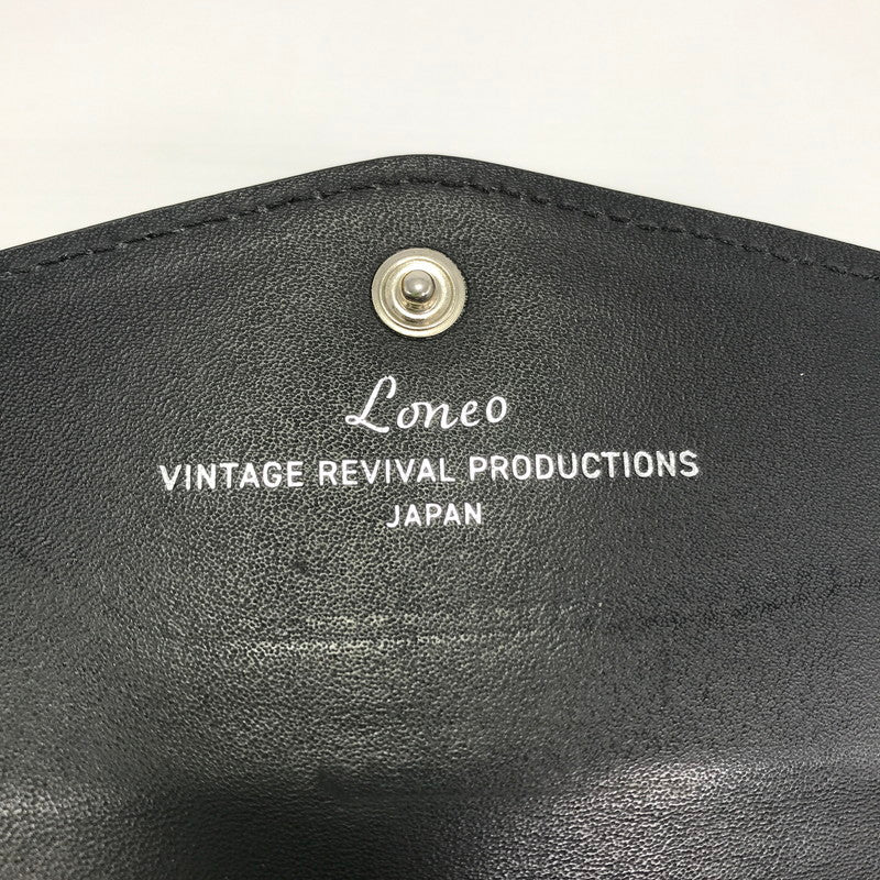 【現状渡し品】【メンズ】 VINTAGE REVIVAL PRODUCTIONS ヴィンテージ リバイバル プロダクション LONEO BASIC ロネオ ベーシック 長財布 200-260124-na-07-tag カラー：ネイビー 万代Net店