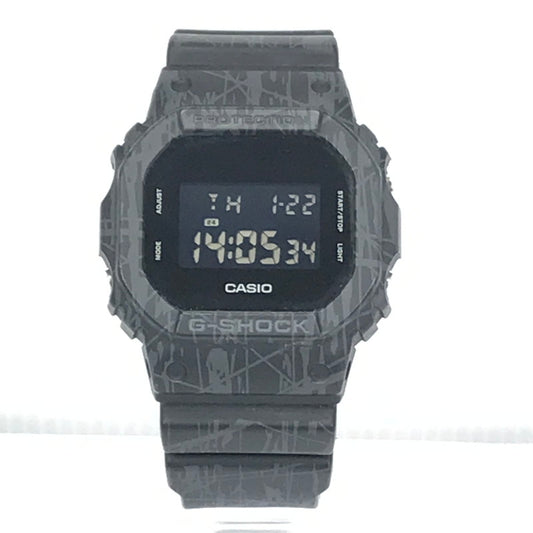 【中古品】【メンズ】 G-SHOCK ジーショック DW-5600SL-1JF 腕時計 196-260124-na-05-tag カラー：ブラック 万代Net店