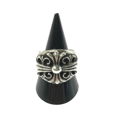 【中古品】【メンズ】 CHROME HEARTS クロムハーツ KEEPER RING キーパーリング 指輪 アクセサリー 190-260310-yy-02-tag カラー：シルバー 万代Net店