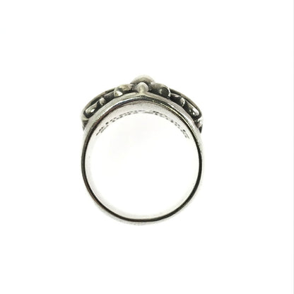 【中古品】【メンズ】 CHROME HEARTS クロムハーツ KEEPER RING キーパーリング 指輪 アクセサリー 190-260310-yy-02-tag カラー：シルバー 万代Net店