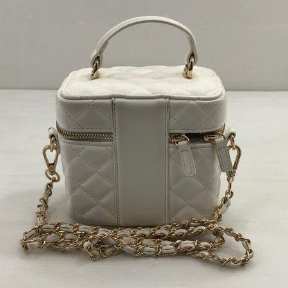 【中古品】【レディース】 DARICH ダーリッチ キルティングスクエアミニバッグ ショルダーバッグ カバン 188-260213-hi-23-tag カラー：ホワイト 万代Net店