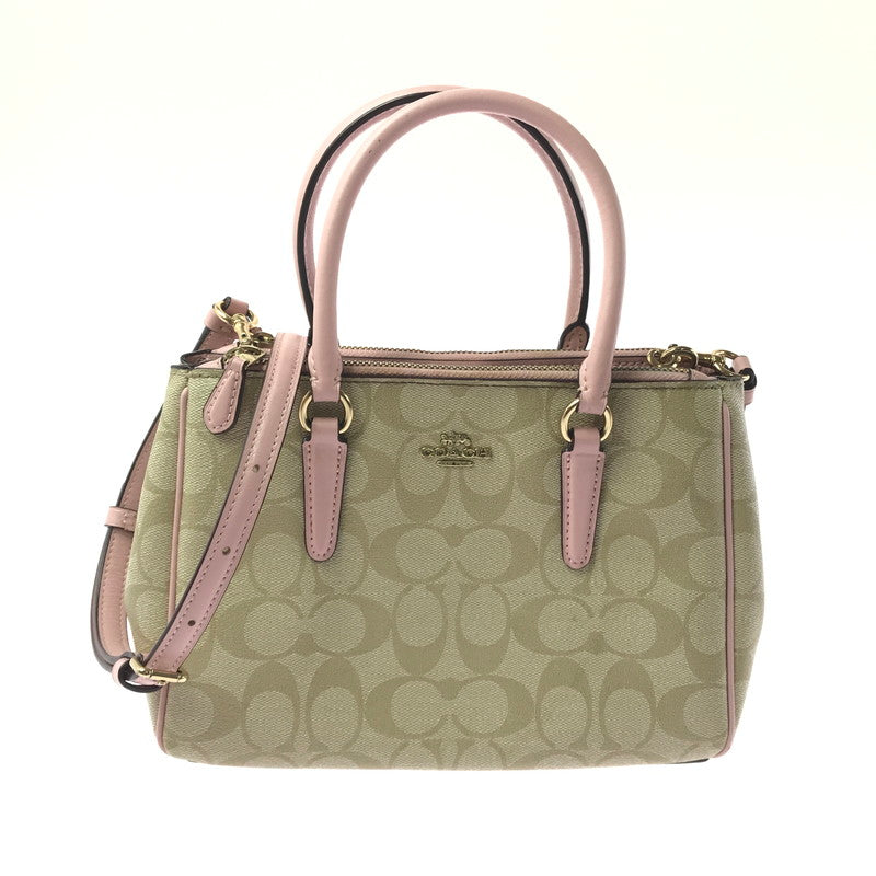 【中古品】【レディース】 SIGNATURE SHOULDER BAG 67027 シグネチャー ショルダーバッグ カバン 180-260421-rt-27-tagh カラー：ピンク 万代Net店