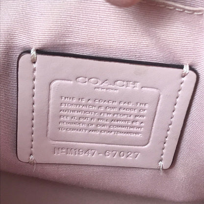 【中古品】【レディース】 SIGNATURE SHOULDER BAG 67027 シグネチャー ショルダーバッグ カバン 180-260421-rt-27-tagh カラー：ピンク 万代Net店