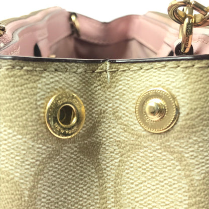 【中古品】【レディース】 SIGNATURE SHOULDER BAG 67027 シグネチャー ショルダーバッグ カバン 180-260421-rt-27-tagh カラー：ピンク 万代Net店