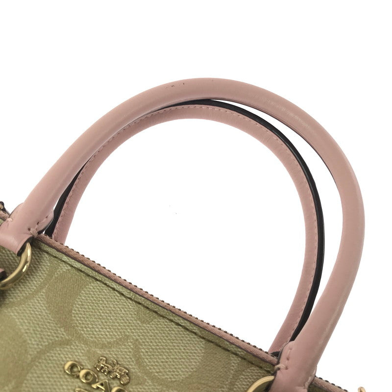 【中古品】【レディース】 SIGNATURE SHOULDER BAG 67027 シグネチャー ショルダーバッグ カバン 180-260421-rt-27-tagh カラー：ピンク 万代Net店