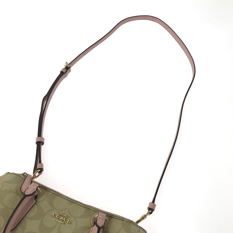 【中古品】【レディース】 SIGNATURE SHOULDER BAG 67027 シグネチャー ショルダーバッグ カバン 180-260421-rt-27-tagh カラー：ピンク 万代Net店