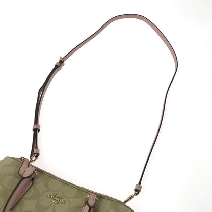 【中古品】【レディース】 SIGNATURE SHOULDER BAG 67027 シグネチャー ショルダーバッグ カバン 180-260421-rt-27-tagh カラー：ピンク 万代Net店