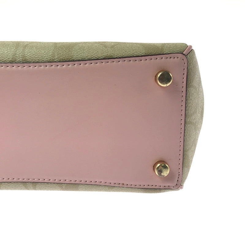 【中古品】【レディース】 SIGNATURE SHOULDER BAG 67027 シグネチャー ショルダーバッグ カバン 180-260421-rt-27-tagh カラー：ピンク 万代Net店