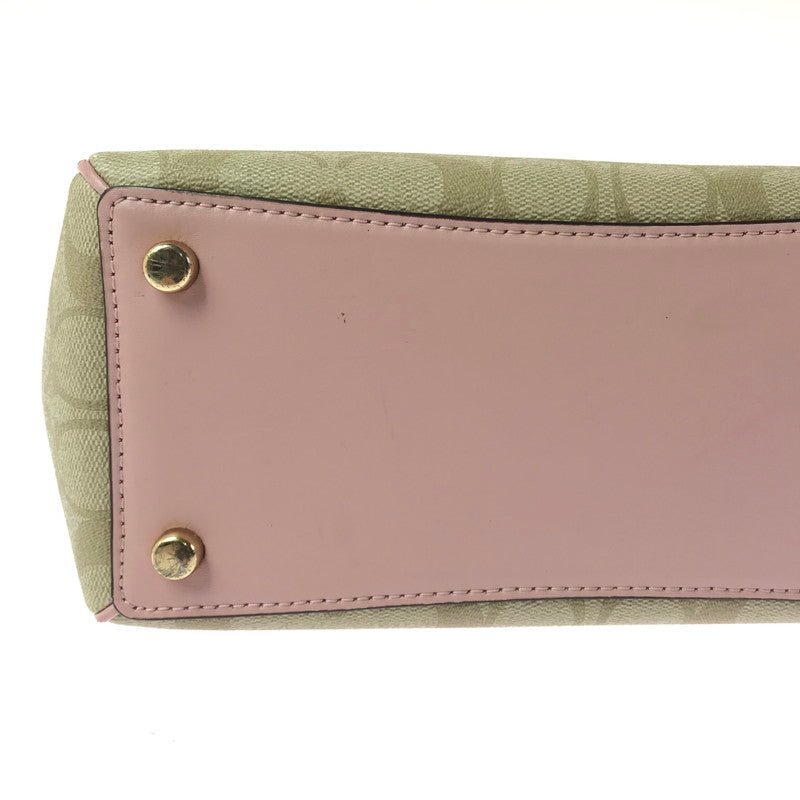 【中古品】【レディース】 SIGNATURE SHOULDER BAG 67027 シグネチャー ショルダーバッグ カバン 180-260421-rt-27-tagh カラー：ピンク 万代Net店