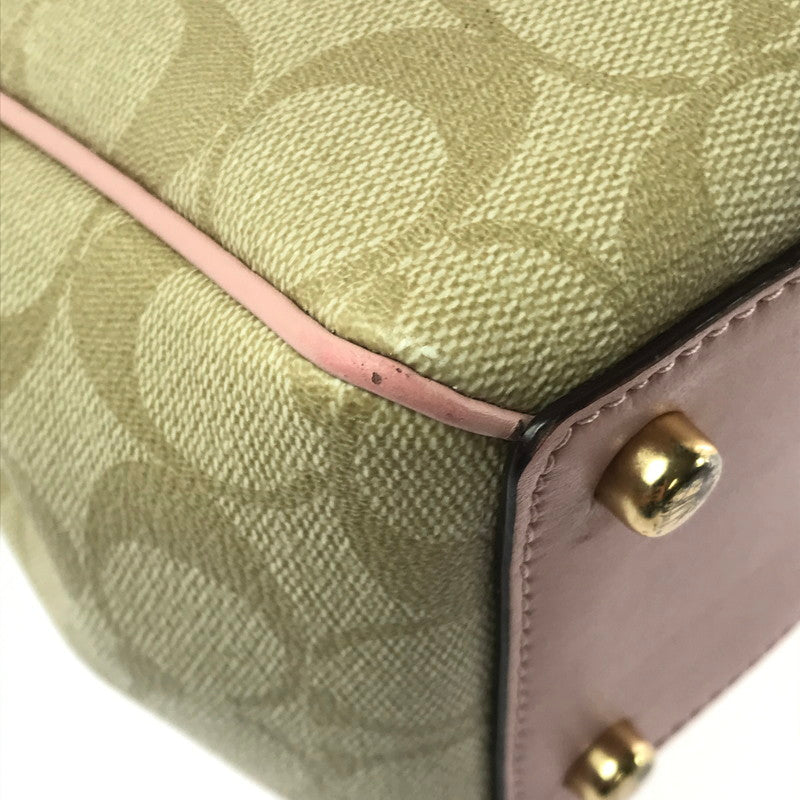 【中古品】【レディース】 SIGNATURE SHOULDER BAG 67027 シグネチャー ショルダーバッグ カバン 180-260421-rt-27-tagh カラー：ピンク 万代Net店