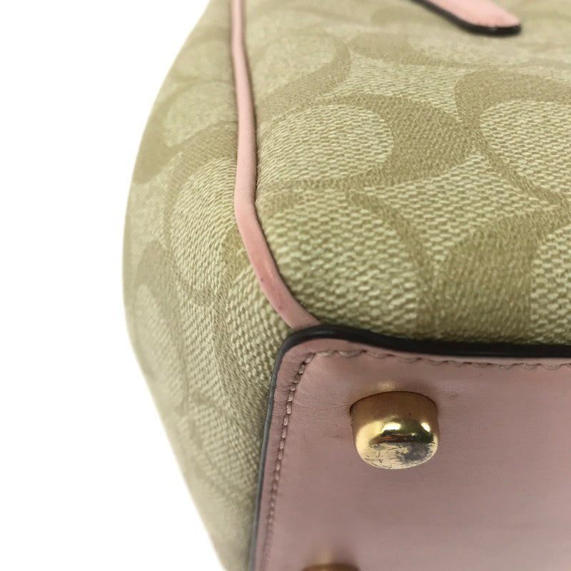 【中古品】【レディース】 SIGNATURE SHOULDER BAG 67027 シグネチャー ショルダーバッグ カバン 180-260421-rt-27-tagh カラー：ピンク 万代Net店