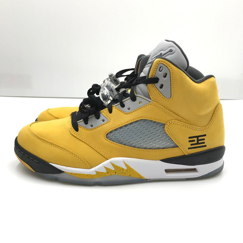 【中古品】【メンズ】 NIKE ナイキ AIR JORDAN 5 RETRO IO3372-700 エアジョーダン 5 レトロ スニーカー 靴 160-260201-na-03-tag サイズ：31cm US 13 カラー：VARSITY MAIZE/BLACK-WOLF GREY-ANTHRACITE 万代Net店
