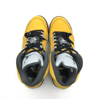 【中古品】【メンズ】 NIKE ナイキ AIR JORDAN 5 RETRO IO3372-700 エアジョーダン 5 レトロ スニーカー 靴 160-260201-na-03-tag サイズ：31cm US 13 カラー：VARSITY MAIZE/BLACK-WOLF GREY-ANTHRACITE 万代Net店