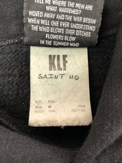 【中古品】【メンズ】 SAINT MICHAEL セント マイケル × KLF ケイエルエフ 25AW KLF HOODIE BLACK SM-HR1-0000-C06 25年秋冬 KLF フーディー 142-260130-rt-02-tag サイズ：XXL カラー：ブラック 万代Net店