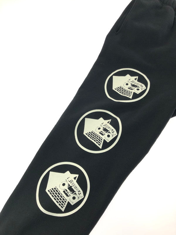【中古品】【メンズ】 SAINT MICHAEL セント マイケル × KLF ケイエルエフ 25AW KLF SWEAT PANTS SM-HR1-0000-C07 スウェット パンツ 153-260130-rt-10-tag サイズ：XL カラー：ブラック 万代Net店