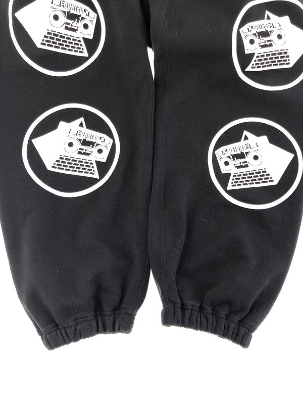 【中古品】【メンズ】 SAINT MICHAEL セント マイケル × KLF ケイエルエフ 25AW KLF SWEAT PANTS SM-HR1-0000-C07 スウェット パンツ 153-260130-rt-10-tag サイズ：XL カラー：ブラック 万代Net店
