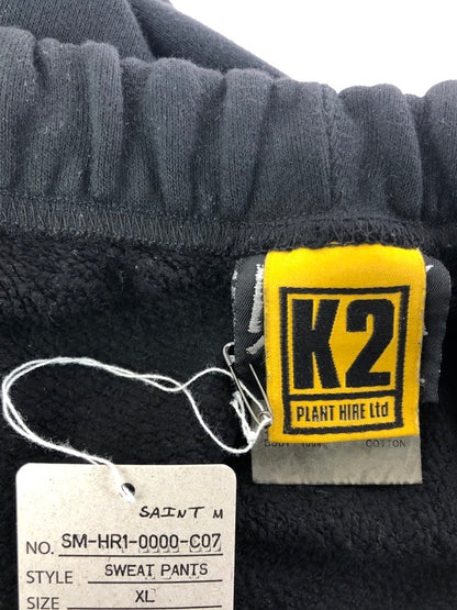 【中古品】【メンズ】 SAINT MICHAEL セント マイケル × KLF ケイエルエフ 25AW KLF SWEAT PANTS SM-HR1-0000-C07 スウェット パンツ 153-260130-rt-10-tag サイズ：XL カラー：ブラック 万代Net店