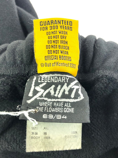 【中古品】【メンズ】 SAINT MICHAEL セント マイケル × KLF ケイエルエフ 25AW KLF SWEAT PANTS SM-HR1-0000-C07 スウェット パンツ 153-260130-rt-10-tag サイズ：XL カラー：ブラック 万代Net店