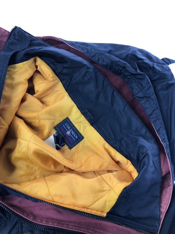 【中古品】【メンズ】 COLEMAN OUTDOORS コールマン アウトドア 90'S NYLON ANORAK PARKA 90年代 ナイロン アノラックパーカー アウター 146-260202-na-08-tag サイズ：M カラー：ネイビー 万代Net店