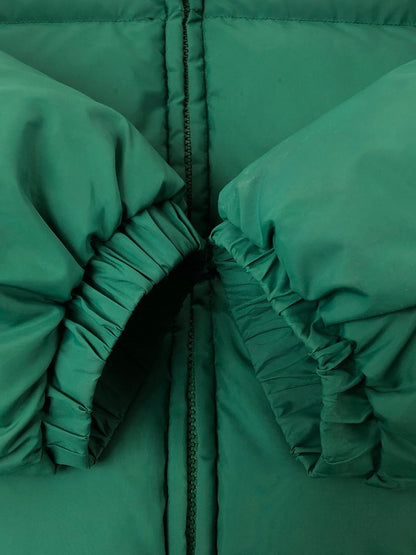 【現状渡し品】【メンズ】 Supreme シュプリーム 18AW STRIPE PANEL DOWN JACKET ストライプ パネル ダウンジャケット アウター 149-260321-rt-02-tag サイズ：M カラー：グリーン 万代Net店