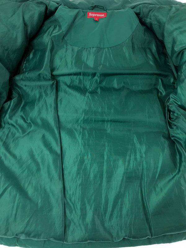 【現状渡し品】【メンズ】 Supreme シュプリーム 18AW STRIPE PANEL DOWN JACKET ストライプ パネル ダウンジャケット アウター 149-260321-rt-02-tag サイズ：M カラー：グリーン 万代Net店