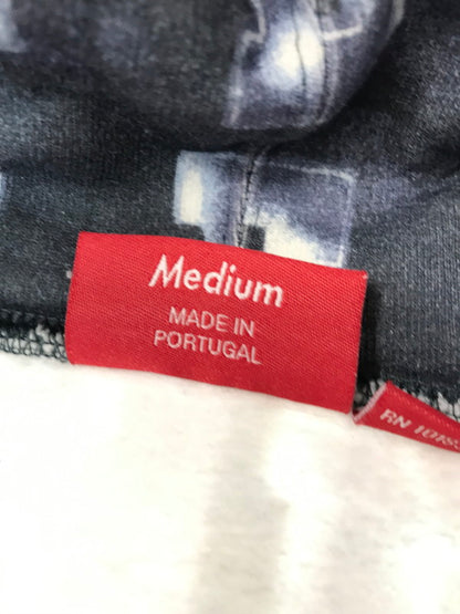 【中古品】【メンズ】 Supreme シュプリーム 20AW BLOCKS HOODED SWEATSHIRT ブロックス フーデッド スウェットシャツ パーカー 149-260210-na-07-tag サイズ：M カラー：ブルー系 万代Net店