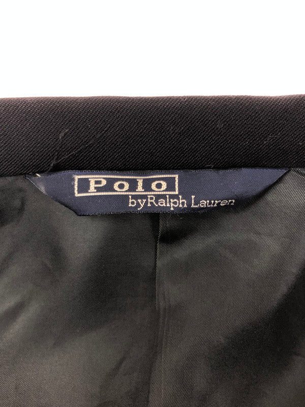 【現状渡し品】【メンズ】 POLO RALPH LAUREN ポロ・ラルフローレン 90's DOUBLE TAILORED JACKET NAVY 022-5-BZ-RL 90年代 ダブル― テーラード ジャケット 金ボタン アウター 146-260130-rt-09-tag サイズ：C100 カラー：ネイビー 万代Net店