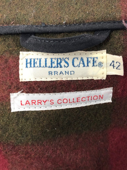 【中古品】【メンズ】 HELLER'S CAFE WAREHOUSE ウールコート 145-260130-rt-20-tag サイズ：42 カラー：レッド系 万代Net店