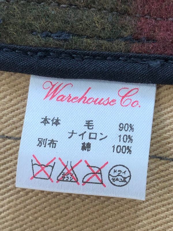 【中古品】【メンズ】 HELLER'S CAFE WAREHOUSE ウールコート 145-260130-rt-20-tag サイズ：42 カラー：レッド系 万代Net店