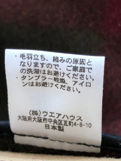 【中古品】【メンズ】 HELLER'S CAFE WAREHOUSE ウールコート 145-260130-rt-20-tag サイズ：42 カラー：レッド系 万代Net店